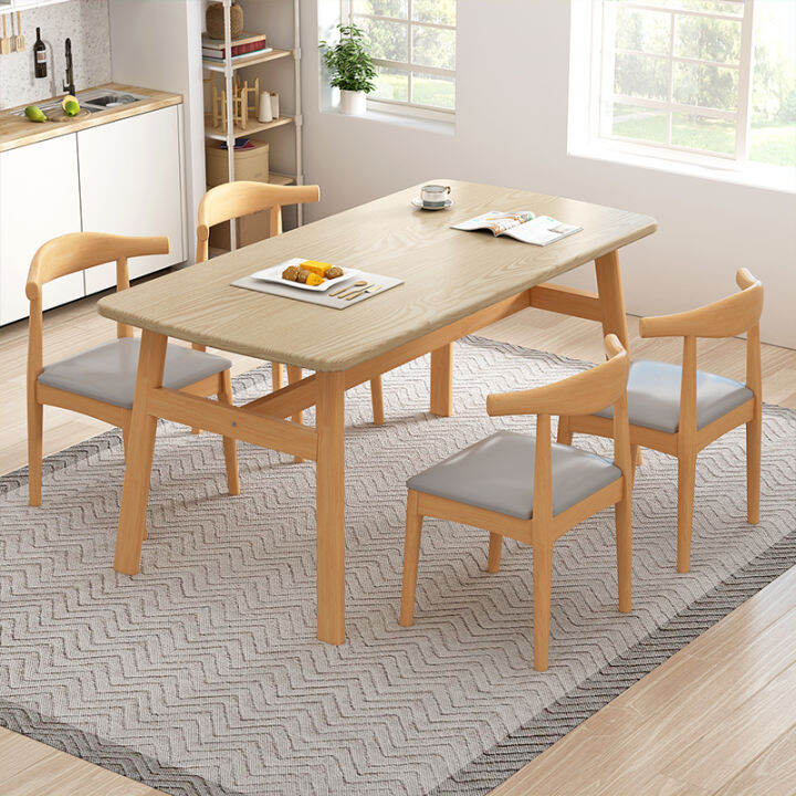 Dining table small family table rental room dining table and chair ...