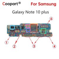 2ชิ้นเหมาะสำหรับ Samsung Galaxy Note 10 Plus N975 N975F N975F /Ds N975U LCD FPC หน้าจอคอนเนคเตอร์ปลั้กแบตเตอร์รี่ขั้วต่อแผ่น USB