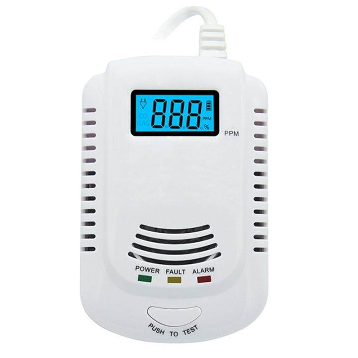 Gas Leak Detector Analyzer Carbon Monoxide Sensor LCD Digital Displayer