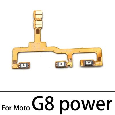 【✆New✆】 anlei3 ปุ่มปรับระดับเสียงเปิดปิดสายเคเบิ้ลยืดหยุ่นสำหรับ Moto G4 G5 G5s G6 G7 G8 G9เล่นบวกพลังงาน Lite One Fusion บวกแอคชั่นวิสัยทัศน์