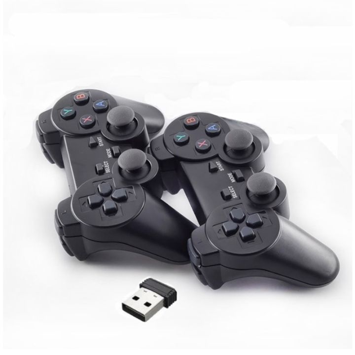 เกมแพดไร้สาย2-4ghz-สำหรับ-ps3-พีซี-กล่องทีวี-จอยสติ๊กควบคุมเกมโทรศัพท์สำหรับ-super-console-x-pro-คอนโทรลเลอร์เกมสีดำ