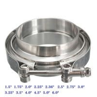 ▨❧ ZUCZUG 1.5-6.0 quot; tubor exhaust V band clamp with male and female flange Design for exhaust pipe clamp stainless steel 304