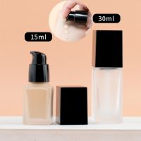 【YF】℡☂❒  Refillable Bottle Glass Foundation Transparent Cosmetics 15/30ml