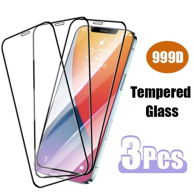 【NEW Popular】3 Pçs Capa Completa De Vidro Temperado Para Iphone 7 Plus 6S 8X10 Protetor Tela 11 Xr Xs Max 12 Pro Mini Se 2020