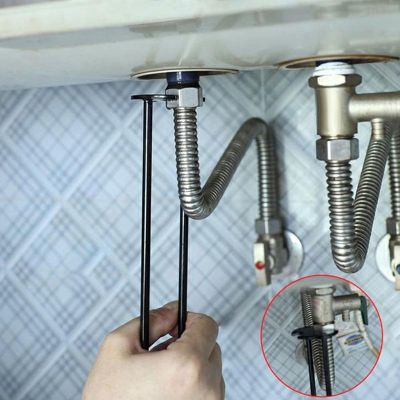 Kitchen Repair Plumbing Tool Sink Faucet Key Plumbing Pipe Four-Claw Wrench Bathroom Wrench Tool Sets