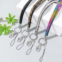 Special Offers Fashion Luxury Shiny Phone Lanyard Colorful Bright Rhinestone Short Phone Lanyard DIY Anti Lost Camera Neckband Lanyard