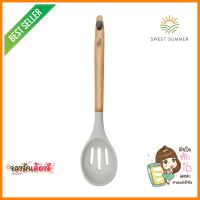 กระบวยมีร่อง ANZO COOK CHARMY SA2977CC ด้ามไม้SLOTTED LADLE WITH WOODEN HANDLE ANZO COOK CHARMY SA2977CC **ราคาดีที่สุด**