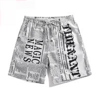 Summer  Short Floral Printing Beach Short Breathable Quick Dry Loose Casual Style Printing Man Short
