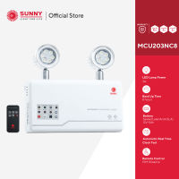 SUNNY Emergency Light โคมไฟฉุกเฉิน รุ่น MCU203NC8  LED 3W สำรองไฟได้นาน 8 ชม. | ระบบ Auto Test | รองรับ Remote Test