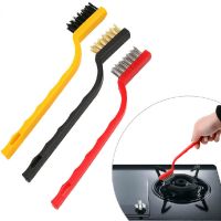 [HOT] 3pcs/set Gas Stove Cleaning Brush Copper/Iron/Nylon Wire Brush Set Rust Remover Kitchen Strong Decontamination Cleaning Tools