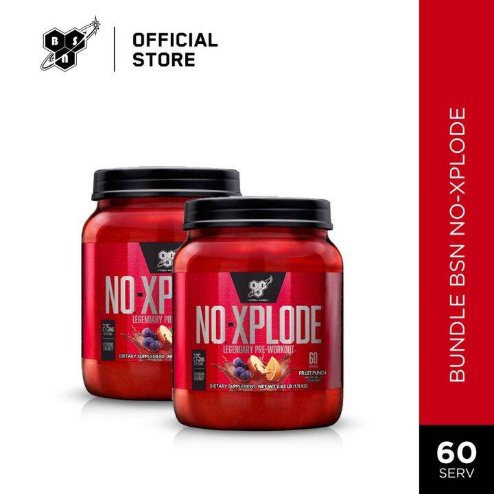 BSN Bundle NOXplode PreWorkout 60Serv + 60Serv ( 120 serv) Lazada