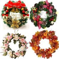 {Best-selling party decoration} 20/25/30เซนติเมตรหวายแหวน Chritsmas พวงหรีดพวงมาลัยแขวนเถาแหวน DIY หัตถกรรมตกแต่งงานแต่งงาน M Ariage บ้านหน้าต่างประตูพรรคตกแต่ง