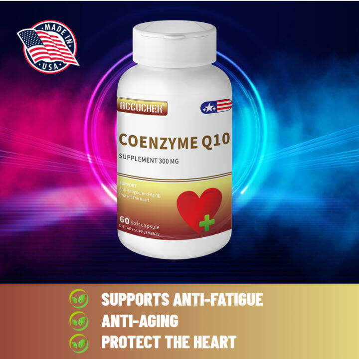 Synergy Maximum Absorption Coq10 Supplement Facts High Absorption CoQ10 300 mg Softgels - Antioxidant Supplement to
