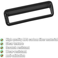 For Toyota RAV4 Headlight Switch Button Frame Cover Trim for Toyota RAV4 2019 2020 2021 2022, ABS Carbon Fiber