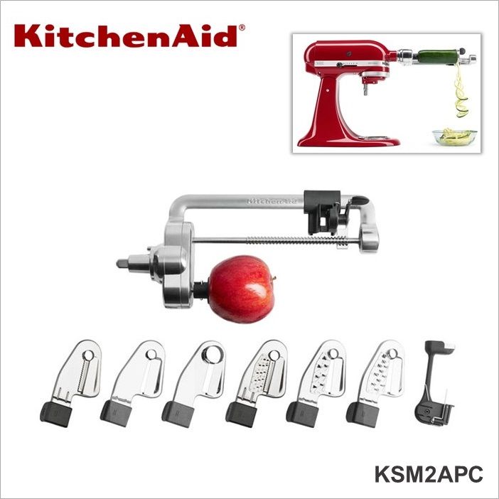 KSM2APC by KitchenAid - 7 Blade Spiralizer Plus with Peel, Core