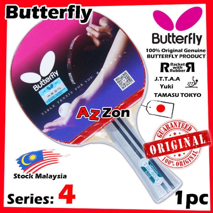 BUTTERFLY Series4 TBC401 Ping Pong Bat Butterfly Table Tennis Bat 100