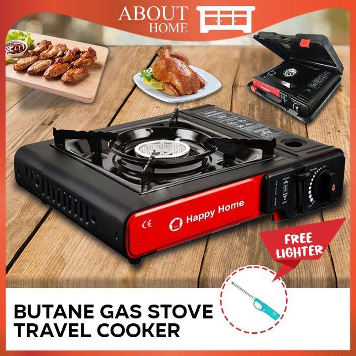 【READY STOCK】 Camping Home 2 IN 1 DUAL USE Portable Gas Stove Mini ...