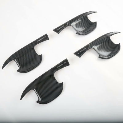For  Kia Sorento MQ4 ABS Car Door Handle Cover Door Bowl Protector Molding Trim Stickers Auto Styling Accessories