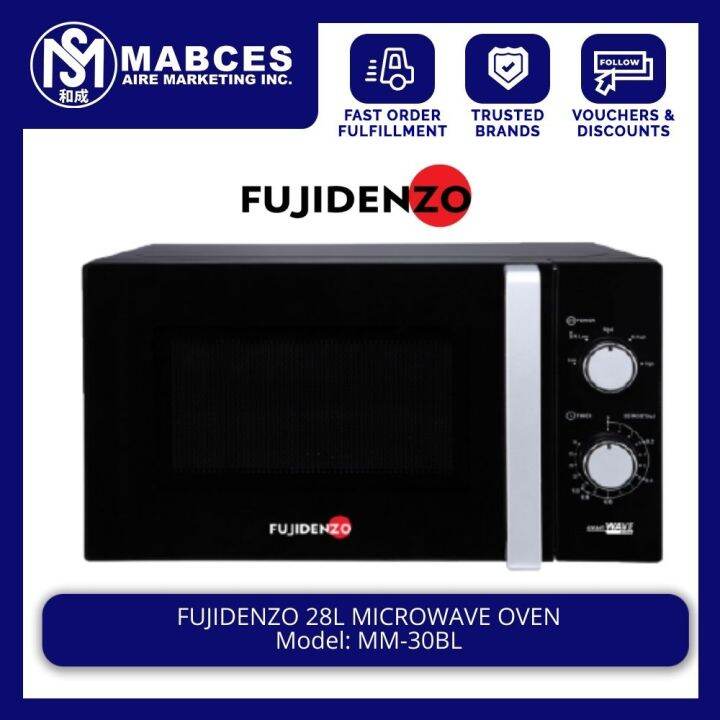 Fujidenzo 28L MM30BL Microwave Oven Lazada PH