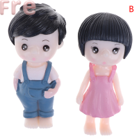 Fre 2pcs Min miniatures Home Decor เครื่องประดับตุ๊กตาตกแต่งพืช