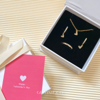 Gewinie.co - Special LOVE Accessory Set เซ็ทสร้อยคอ+ต่างหู (ฟรีกล่องจิวเวลรี่)