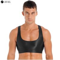 hot【DT】 Mens Sleeveless Racerback Muscle Crop Gym Workout Athletic Tee Shirt Singlet Sportwear