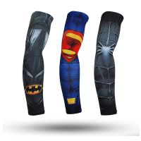 1 Pair Ice Fabric Breathable UV Protection Running Arm Sleeves Basketball Elbow Pad Sport Cycling Outdoor Motorcycle Arm Warmers