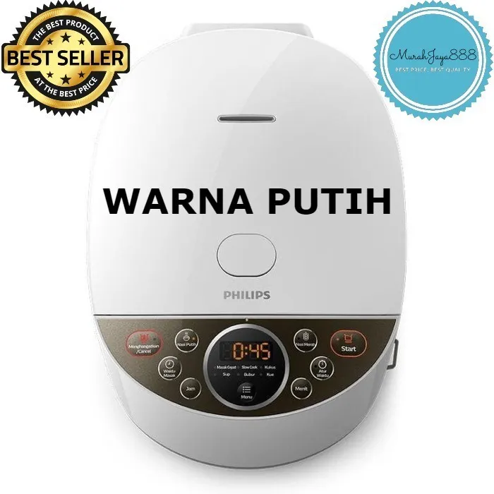 Philips Rice Cooker Hd4515 Digital 1.8L Penanak Nasi Hd4515 Rice Cooker