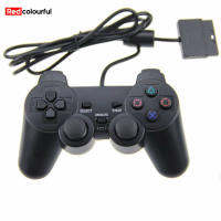 ตัวควบคุมเกม Gamepad การเชื่อมต่อแบบใช้สายสีแดงสำหรับ PS2