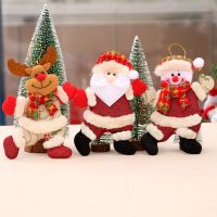 Lint Free Long Lasting Atmosphere Small Pendant Plush Doll Christmas Tree Decor Christmas Tree Decoration for Household