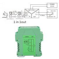 เครื่องส่งสัญญาณแรงดันไฟฟ้า DC Signal Isolator ฉนวน ABS สำหรับวิศวกรสำหรับเครื่องส่งสัญญาณ