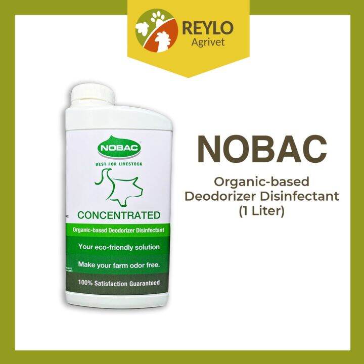 Nobac OrganicBased Deodorizer and Disinfectant (1 Liter) Lazada PH