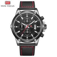 ⌚Jam Tangan Sport ลำลองสำหรับกันน้ำผู้ชายนาฬิกา FOCUS ขนาดเล็กสำหรับผู้ชายนาฬิกาควอตซ์นาฬิกามีปฏิทินจับเวลาได้สายหนัง