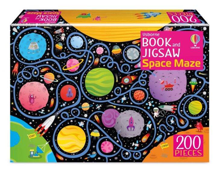 Usborne Book & Jigsaw Space Maze Lazada