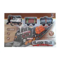 Classic Train Set 11 pcs. รถไฟโบราณ รถไฟคลาสสิค ใส่ถ่านวิ่งราง ของเล่นแสนสนุก เอาใจคุณหนูที่ชื่นชอบรถไฟค่ะ