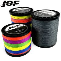 JOF PE X12 X9 X8เอ็นตกปลา1000M 500M 300M 100M 12/9/8 Strands Braided สายไฟแข็งแรง Pesca Linha เอ็นตกปลา