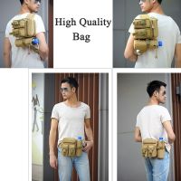 ：&amp;gt;?": Mens Tactical Casual Fanny Waterproof Pouch Waist Bag Packs Outdoor Military Bag