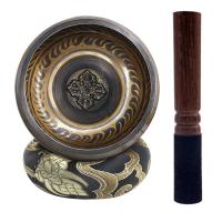 Top Quality Sound Bowl Handmade from Nepal Mantra Design Tibetan Singing Bowls for Sound Tpy Meditation