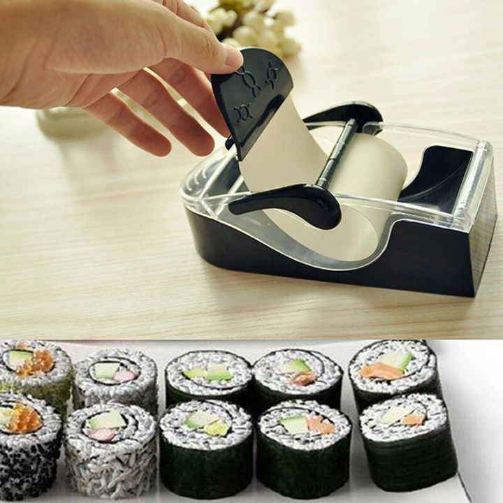 ถาดม้วนซูชิ-เครื่องม้วนซูชิ-โรล-เครื่องม้วนข้าวญี่ปุ่นห่อสาหร่าย-เครื่องม้วนชูชิ-อุปกรณ์ทำซูชิ-แบบโรล-sushi-roll-maker-ที่ม้วนชูชิ