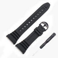 Watch accessories resin strap mens pin buckle for casio W-96H outdoor sports waterproof watch with women