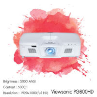 PROJECTOR VIEWSONIC PG800HD__(Full HD / 5000 ANSI Lumens) รับประกันเครื่อง 3 ปีเต็ม On site Service