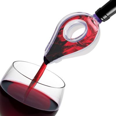 【⊕Good quality⊕】 liuaihong Hilife ที่เทเหล้าของเหลวแบบพกพาอุปกรณ์บาร์ฝากรองค็อกเทลตัวกรองถังไวน์เครื่องผสมอากาศกับไวน์ไวน์แดง