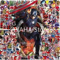 ✉ 50/100pcs Disney Marvel Stickers Anime Spider-Man Iron Man Hulk Decals DIY Skateboard Car Cool Superhero Sticker for Kids Toys