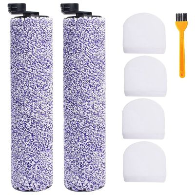 Spare Parts Brush Roll and Foam Filter for Shark HydroVac WD101 WD201 WD100 WD200 Vacuum Cleaner