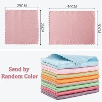 【cw】5PcsLot Home Cleaning Towel Kitchen Anti-Grease Wiping Rags Absorbable Fish Scale Wipe Cloth Glass Window Dish Cleaning Cloth