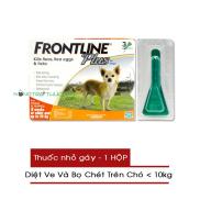 Thuốc Nhỏ Gáy Trị Ve và Bọ Chét Trên Chó 10kg - FRONTLINE PLUS DOG - 1 Hộp