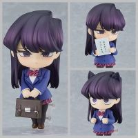 ใหม่ Q เวอร์ชัน1853 # Nendoroid Shoko Komi ตุ๊กตาขยับแขนขาได้โมเดลฟิกเกอร์ PVC สำหรับคอลเลกชัน (Komi ไม่สามารถสื่อสารได้) Kids Toys 10ซม.