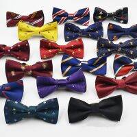 53 Color Children 39;s Bow Tie Fashion Jacquard Baby Neckties Tie Baby Kid Kids Classical Pet Striped Butterfly Elastic Cord BowTie