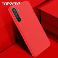 TOPZERO เคสโทรศัพท์ OPPO Realme 6,เคสซิลิโคนเหลวนิ่มหรูหราฝาหลังยางบางสำหรับ OPPO Realme 6