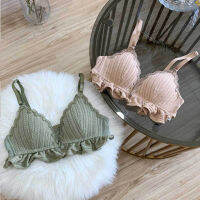 LoveIs Bra (N244) เสื้อชั้นในลูกไม้ ตะขอด้านหน้า  ฟองน้ำแบบบาง